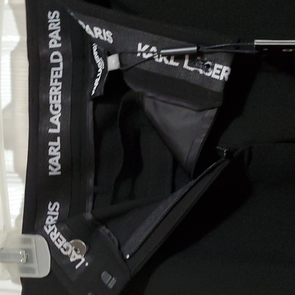 NWT Karl Lagerfeld Black Women's Dresd Pants size 4 - Picture 3 of 13